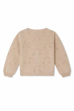 Bonpoint beige Cashmere cardigan
