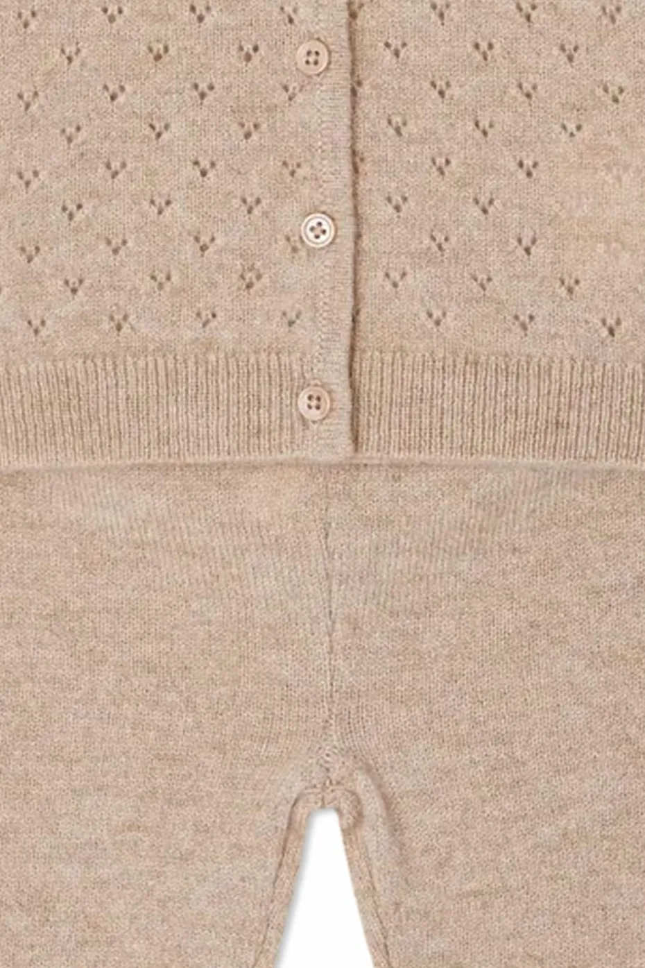 Bonpoint beige Cashmere set