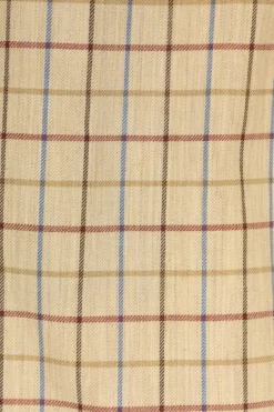 Bonpoint beige Dress with a plaid pattern