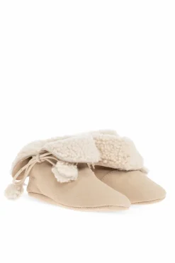 Bonpoint beige Slip-on ankle boots