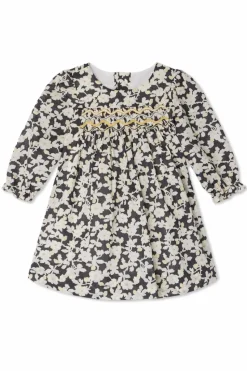 Bonpoint BLACK Floral motif dress