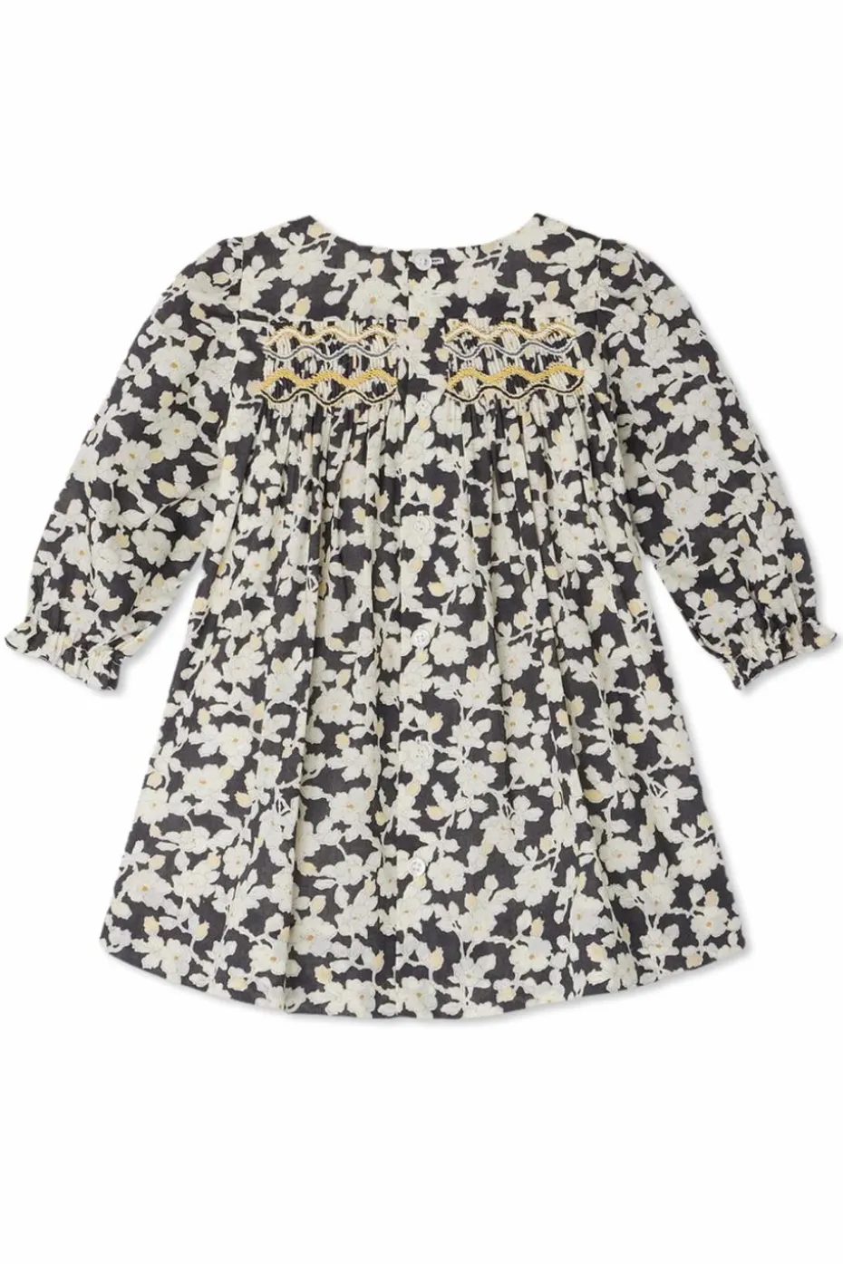 Bonpoint BLACK Floral motif dress