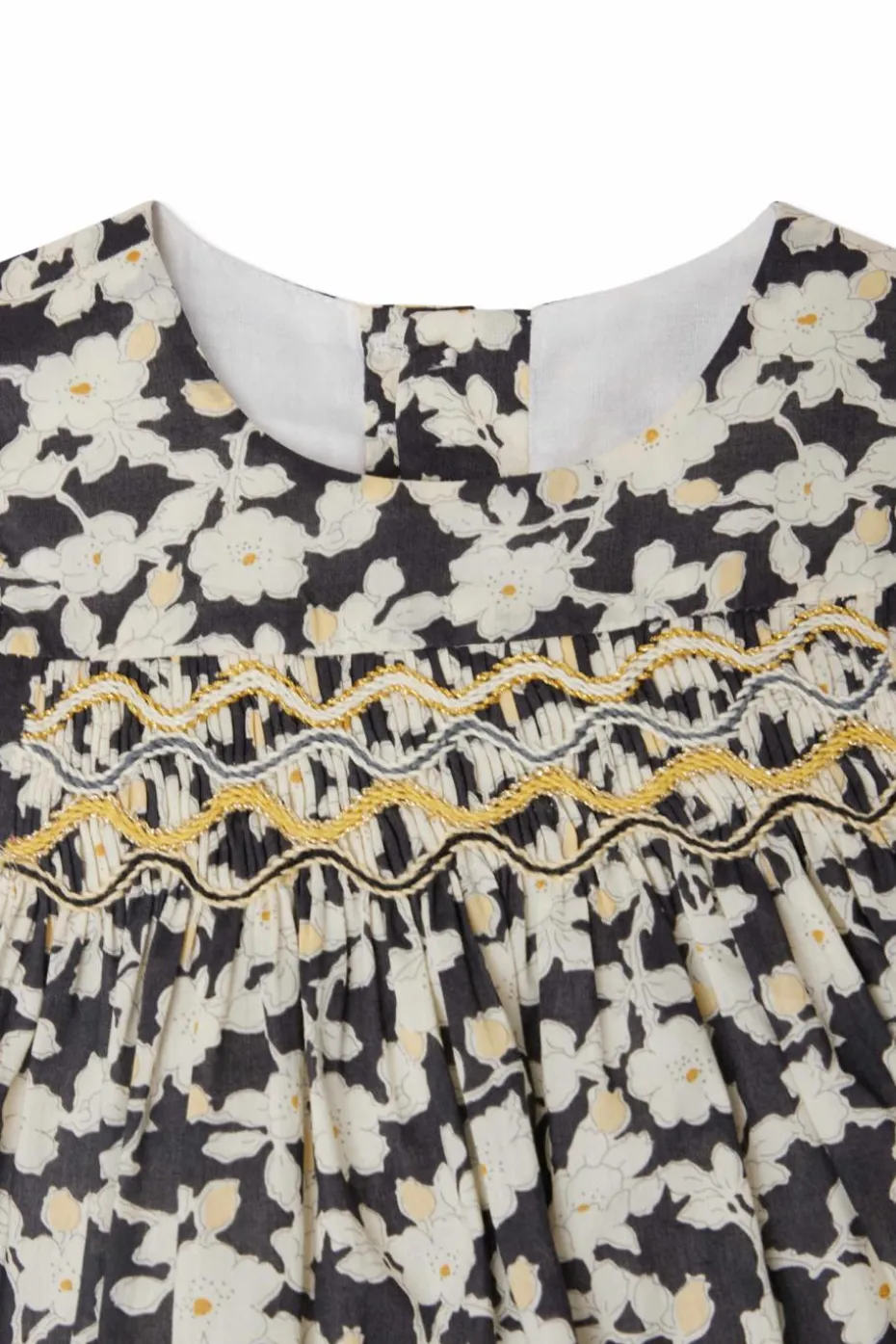 Bonpoint BLACK Floral motif dress