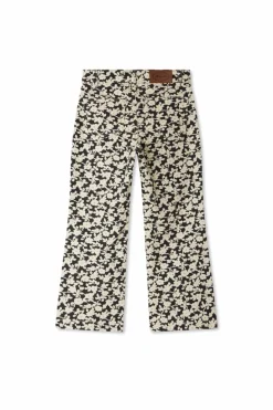 Bonpoint BLACK Floral print pants