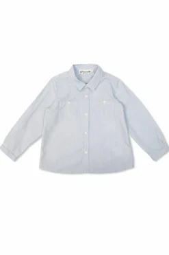 Bonpoint BLUE Striped Shirt