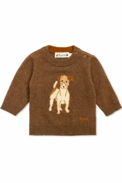 Bonpoint BROWN Cashmere sweater "Almire"