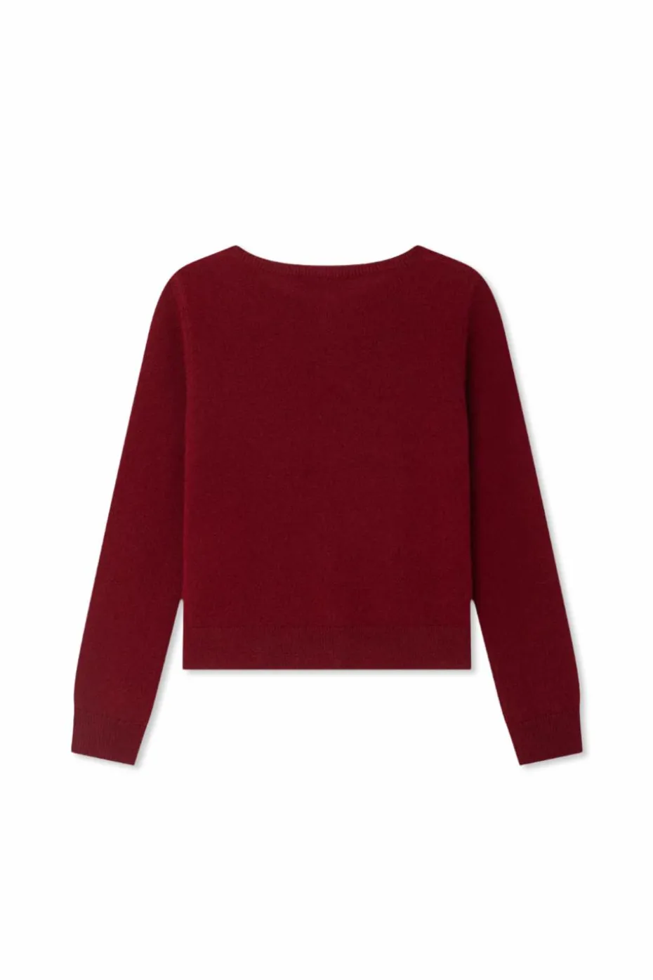 Bonpoint BURGUNDY Cashmere cardigan