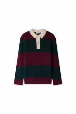 Bonpoint BURGUNDY Sweater with collar