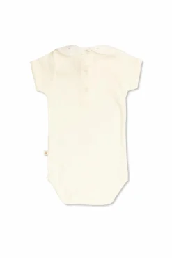 Bonpoint cream Baby bodysuit with short sleeves