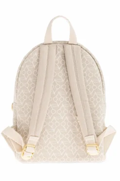 Bonpoint cream Backpack with pattern