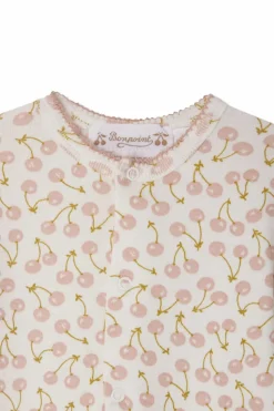 Bonpoint cream Patterned pajamas
