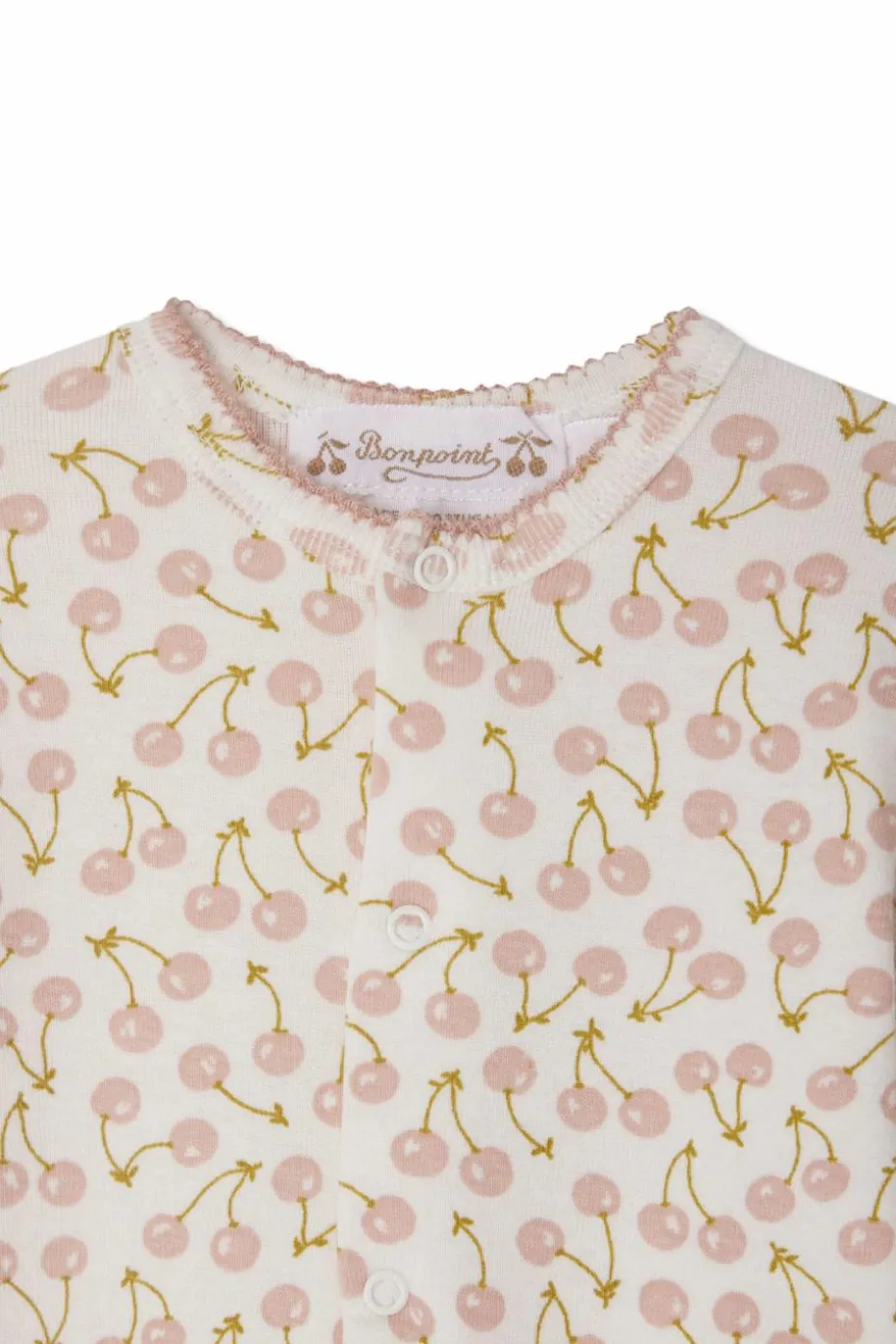 Bonpoint cream Patterned pajamas