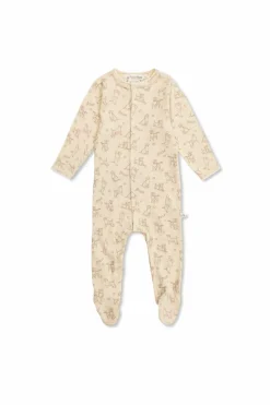 Bonpoint cream Patterned pajamas