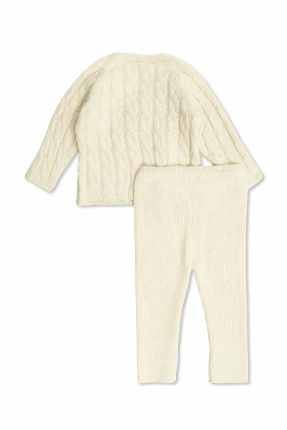 Bonpoint cream Set: top and pants