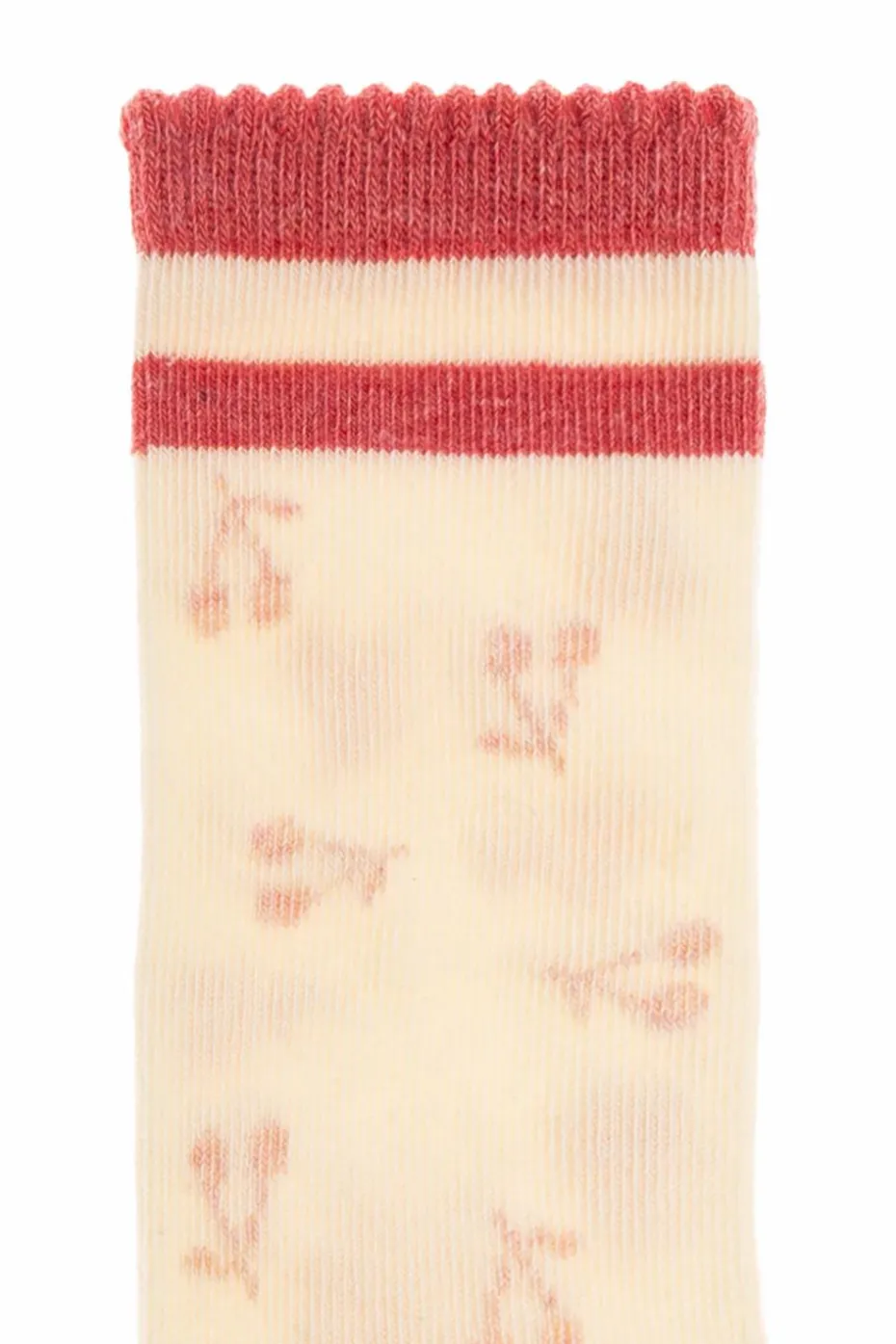 Bonpoint cream Socks with logo