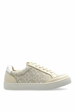 Bonpoint cream Sports shoes with logo