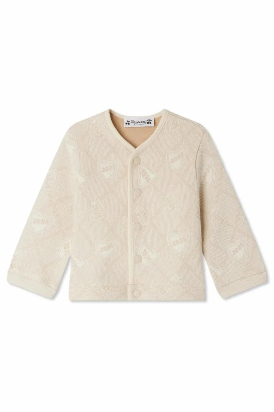 Bonpoint cream Sweatshirt with a pattern