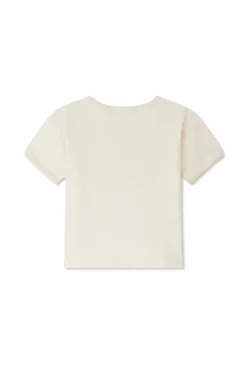 Bonpoint cream Top with print
