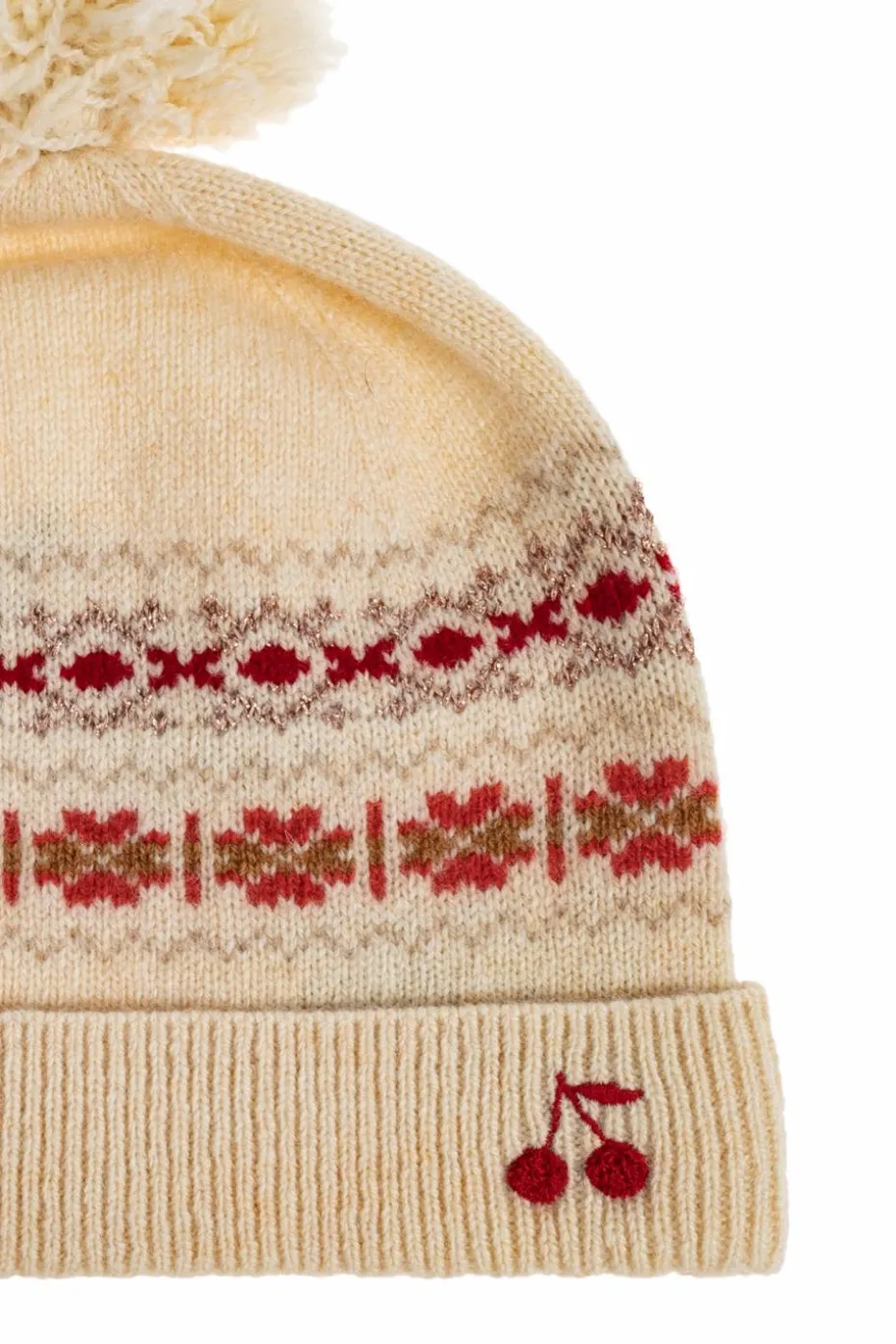 Bonpoint cream Wool beanie