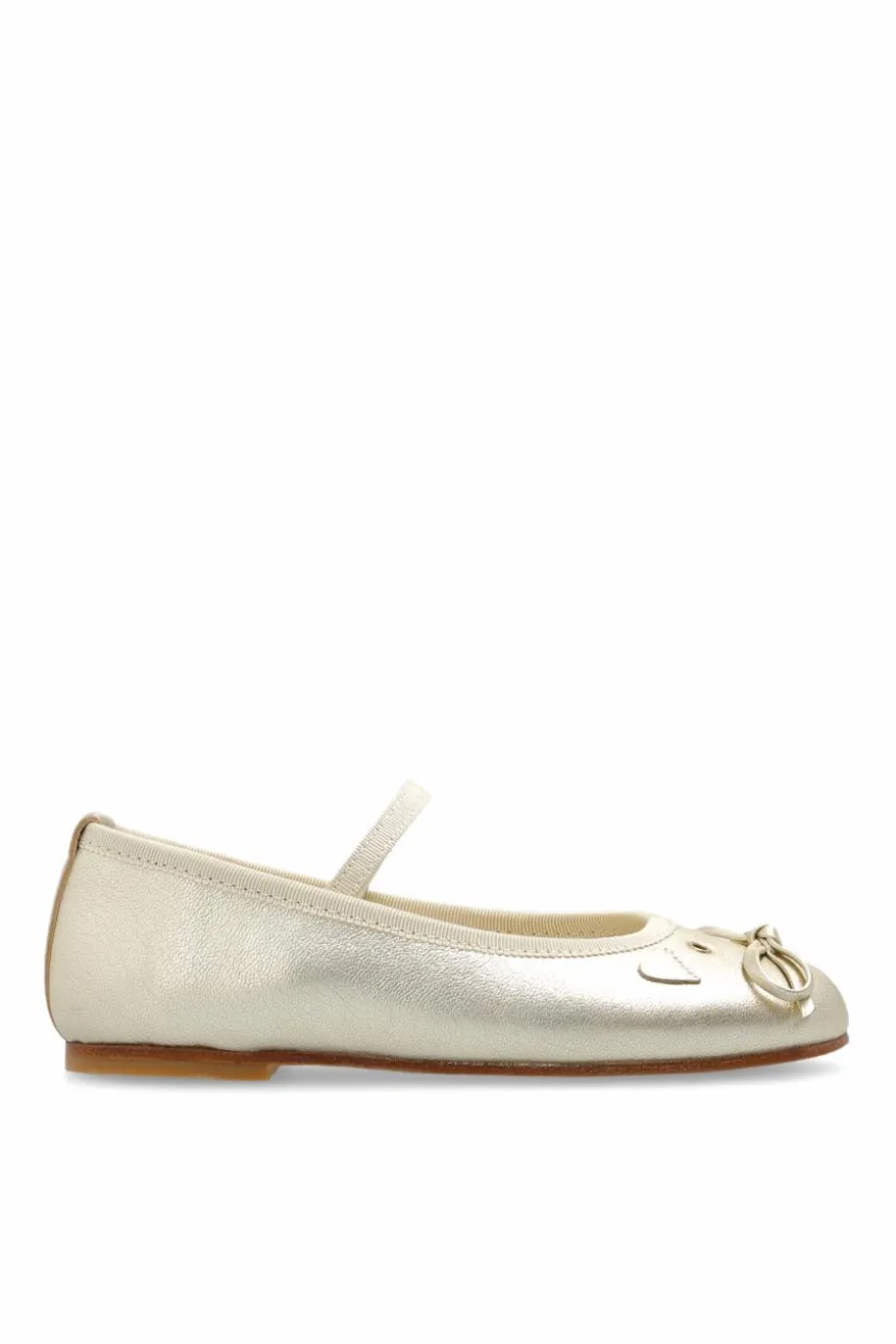 Bonpoint GOLD Ballet flats with a bow
