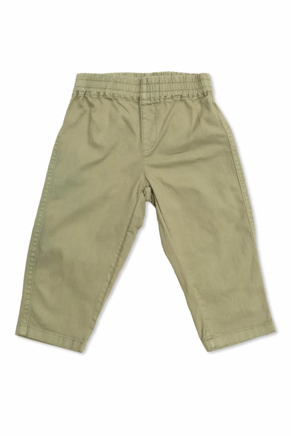 Bonpoint GREEN Pants with embroidered logo