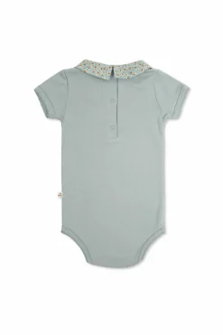 Bonpoint GREY Cotton bodysuit