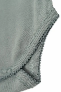 Bonpoint GREY Cotton bodysuit