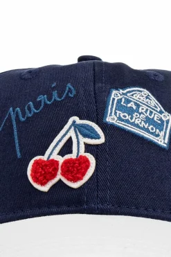 Bonpoint NAVY BLUE Cap with visor Arnold