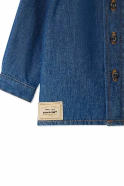 Bonpoint NAVY BLUE Denim shirt