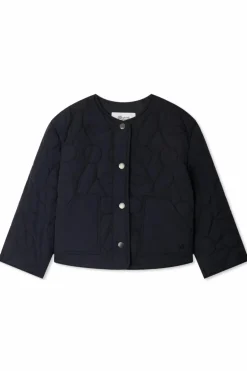 Bonpoint NAVY BLUE Quilted jacket