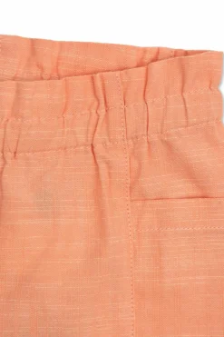 Bonpoint ORANGE Cotton shorts with pockets