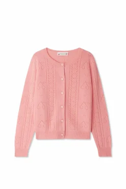 Bonpoint PINK Cashmere cardigan
