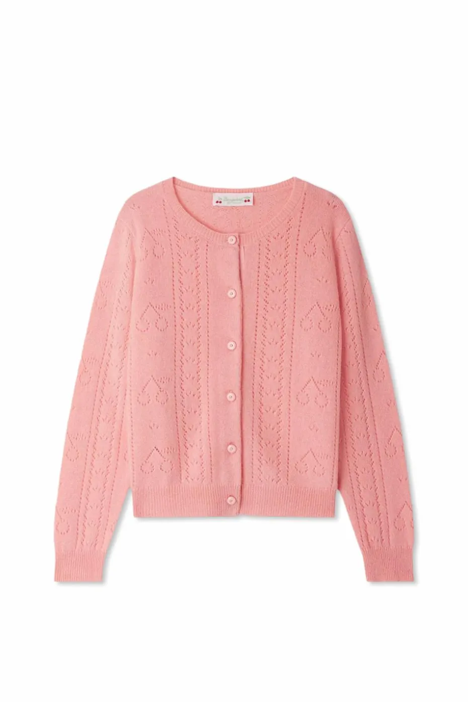 Bonpoint PINK Cashmere cardigan
