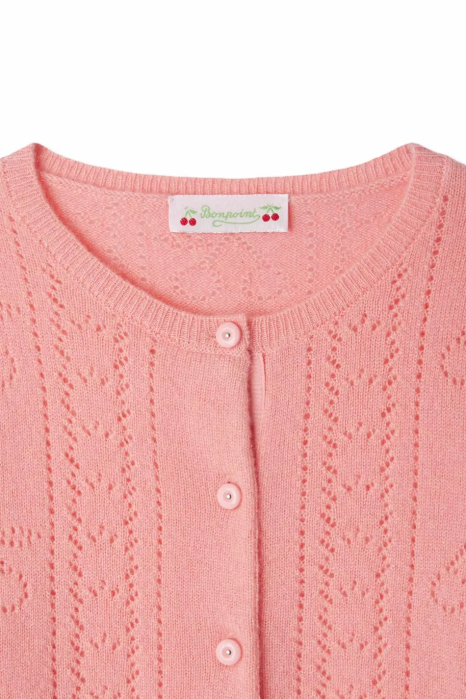 Bonpoint PINK Cashmere cardigan