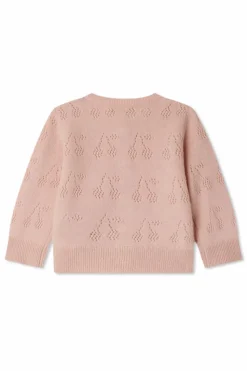 Bonpoint PINK Cashmere cardigan