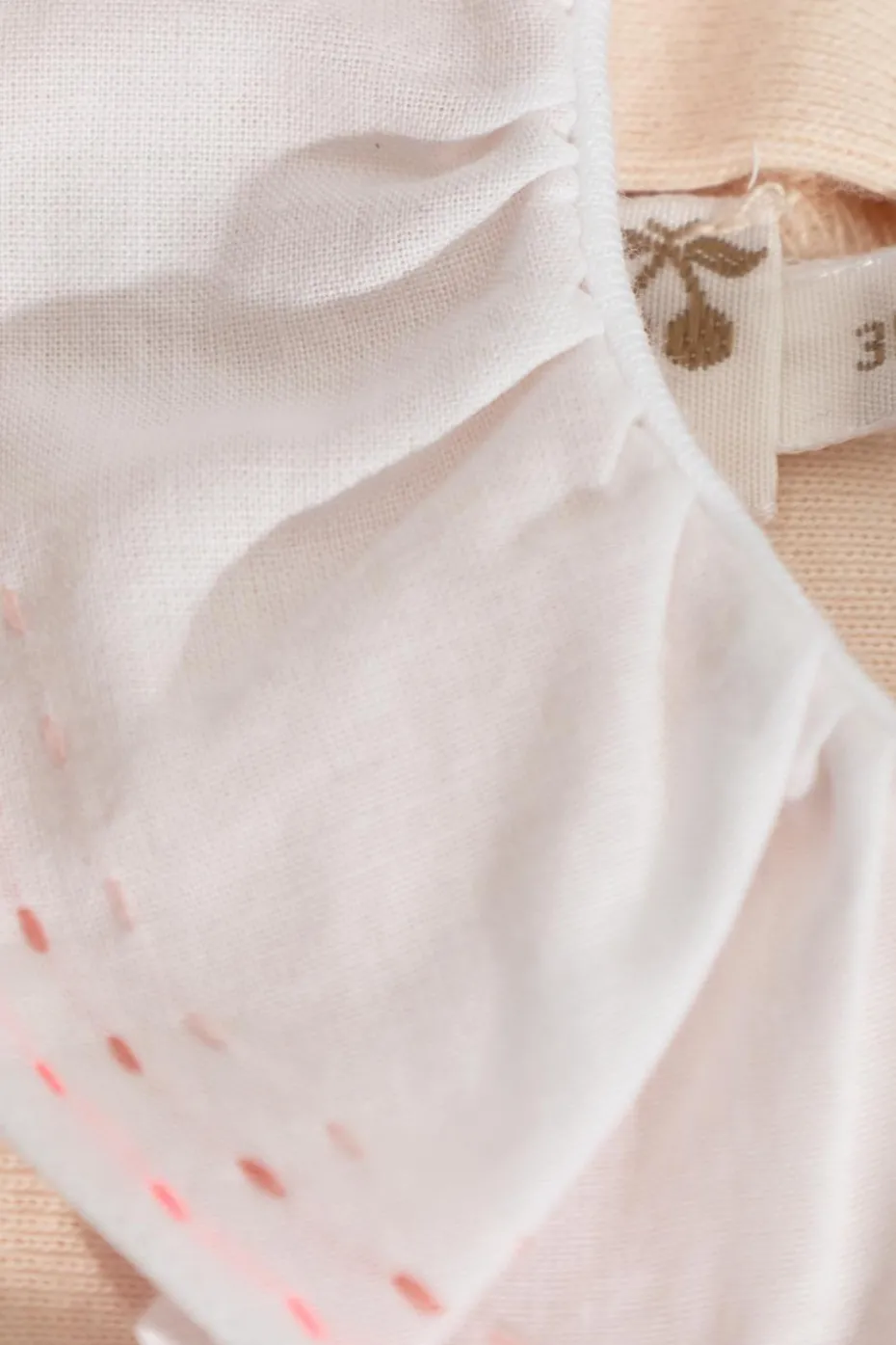 Bonpoint PINK Long-sleeve baby bodysuit