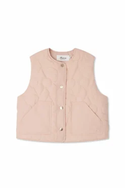Bonpoint PINK Quilted vest