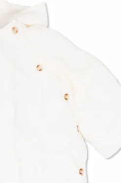 Bonpoint WHITE ‘Caramelo’ insulated jumpsuit