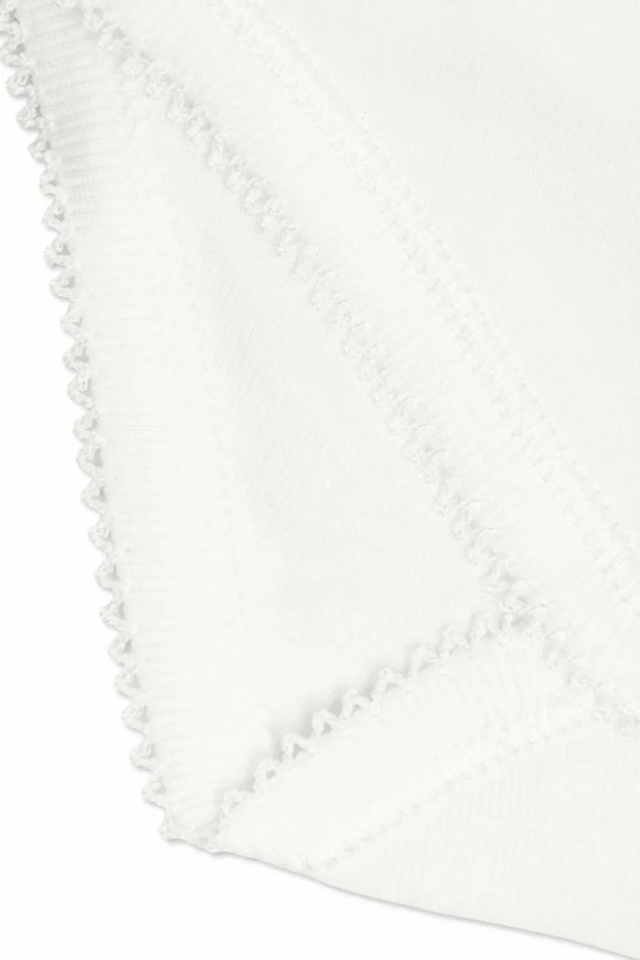 Bonpoint WHITE Cotton bodysuit