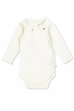 Bonpoint WHITE Cotton bodysuit