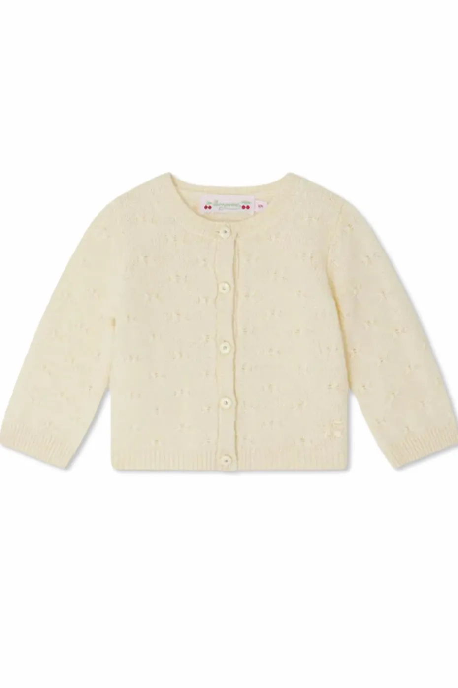 Bonpoint YELLOW Wool cardigan