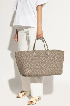 Bottega Veneta beige `Cabat Large` shopper bag