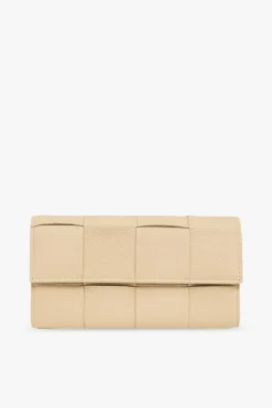 Bottega Veneta beige Leather wallet