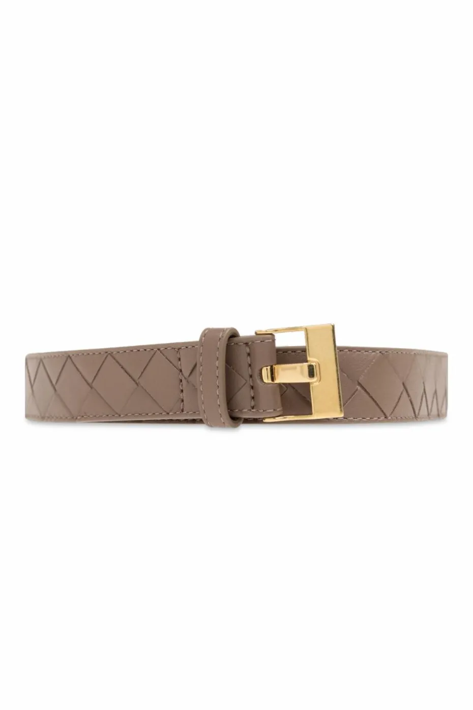 Bottega Veneta beige Leather belt