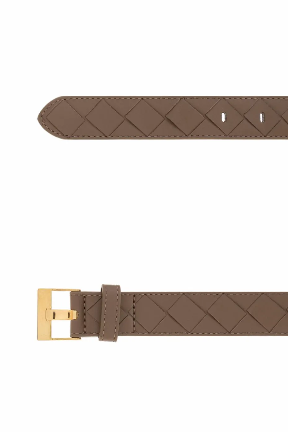 Bottega Veneta beige Leather belt
