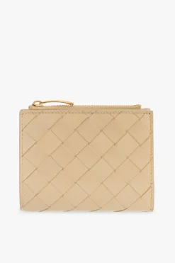 Bottega Veneta beige Leather wallet