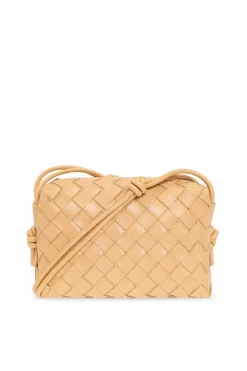 Bottega Veneta beige ‘Loop Mini’ shoulder bag