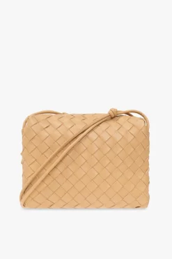 Bottega Veneta beige āLoop Smallā shoulder bag