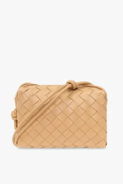 Bottega Veneta beige āLoop Miniā shoulder bag