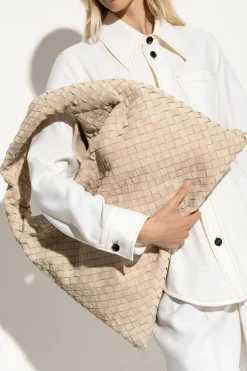 Bottega Veneta beige Shoulder bag `Large Hop`